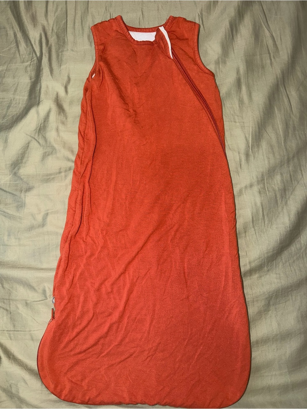 Kyte BABY Orange Sleeveless Sleep Sack